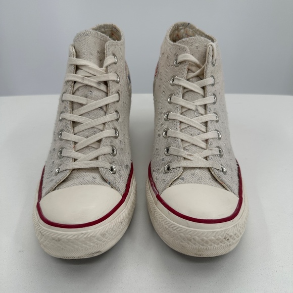 Converse Chuck Taylor All Star Lux White High-Top Sneakers size 9 547191C - Picture 2 of 11
